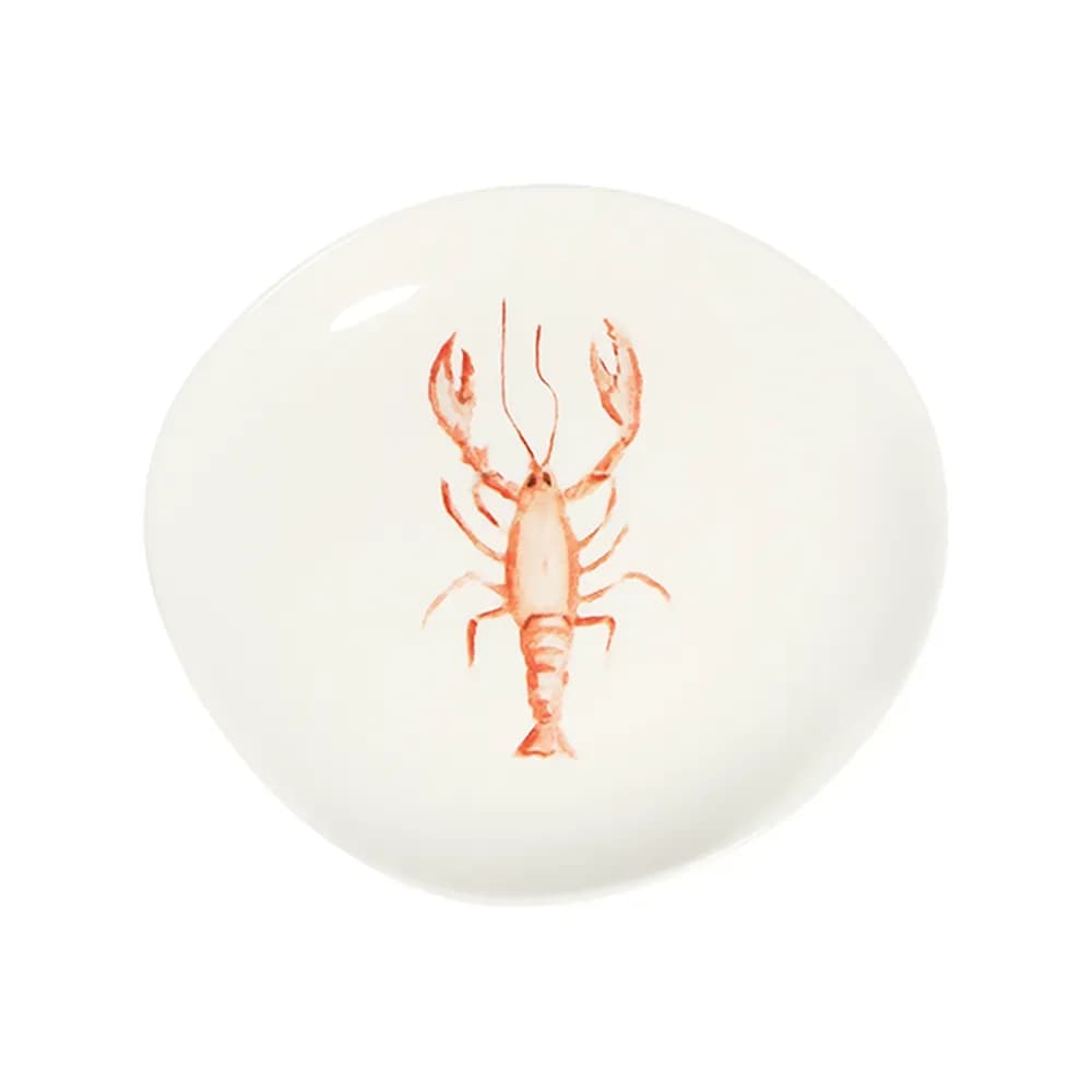 Lobster Blue Pebble lapostányér 27 x 24 cm