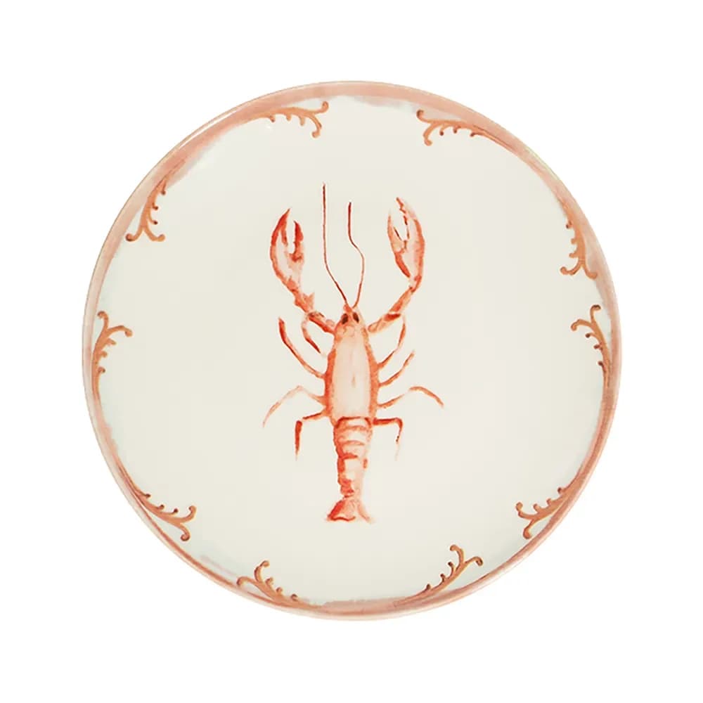 Lobster Coral Tuval lapostányér 28 cm