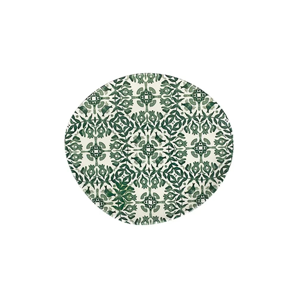 Seville Green Pebble lapostányér 21 x 19 cm