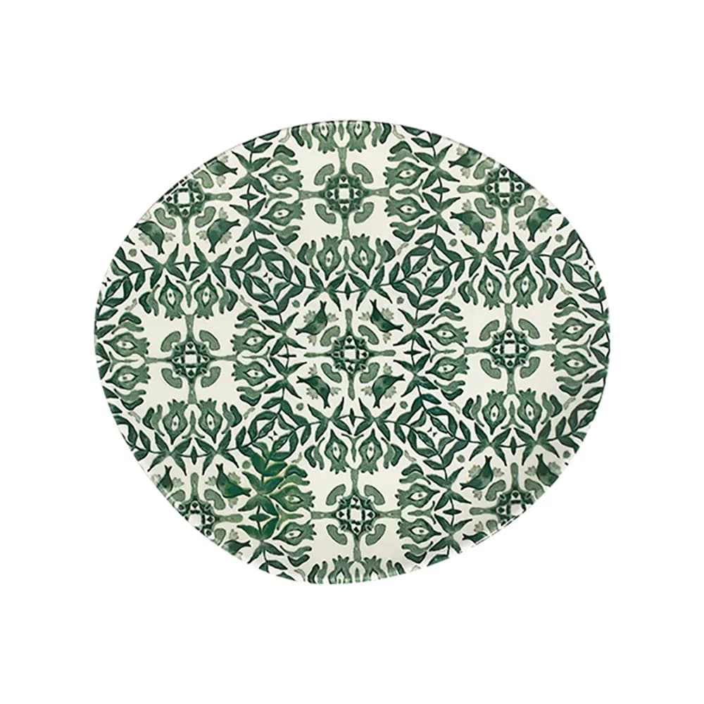 Seville Green Pebble lapostányér 27 x 24 cm