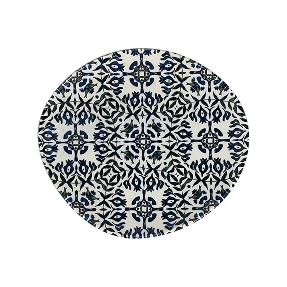 Seville Navy Pebble lapostányér 27 x 24 cm