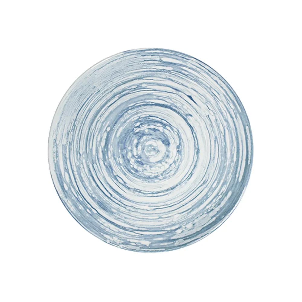 Swirl Blue Tuval lapostányér 25 cm