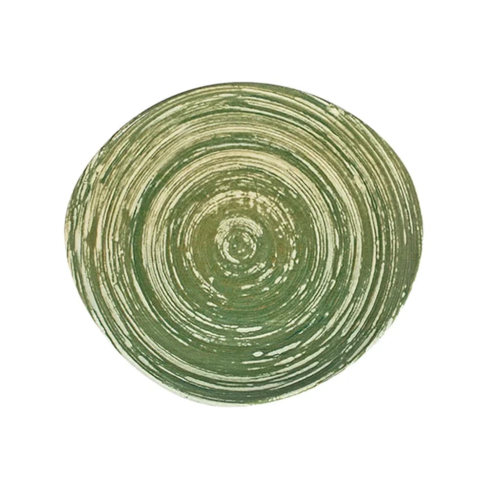 Swirl Green Pebble lapostányér 27 x 24 cm