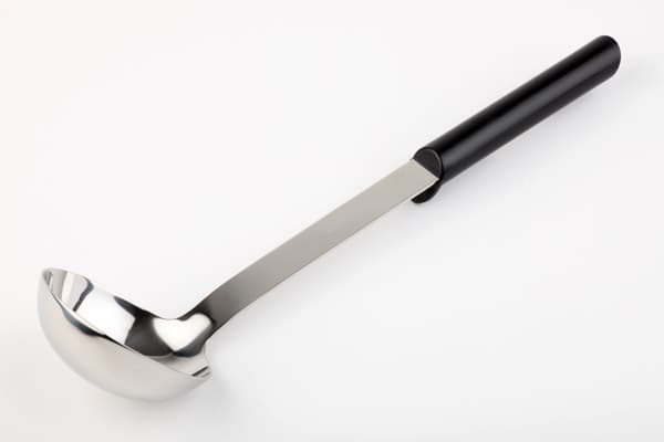 Ladle átm. 9 cm, handle: 17 cm