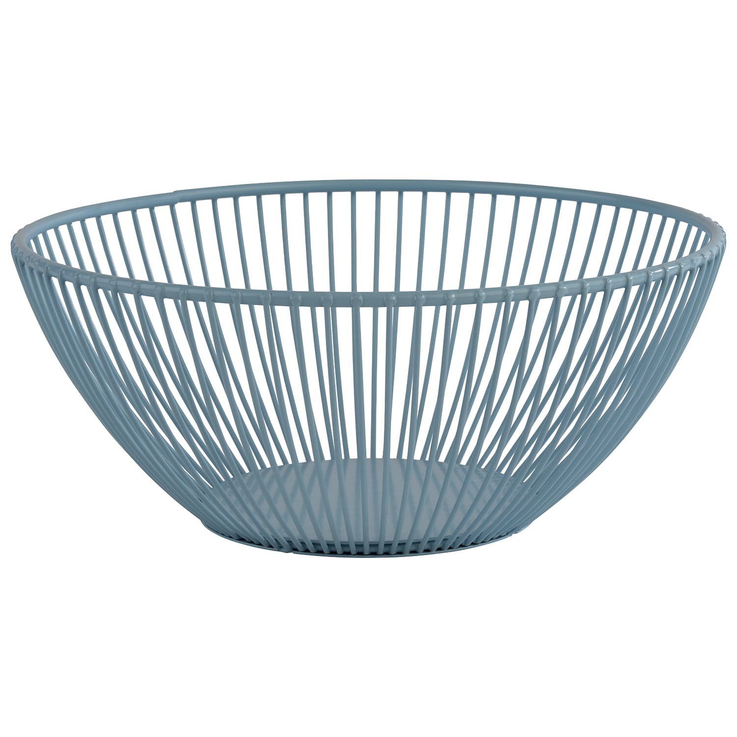 Svart kosár kék átm. 20 cm, m: 8 cm