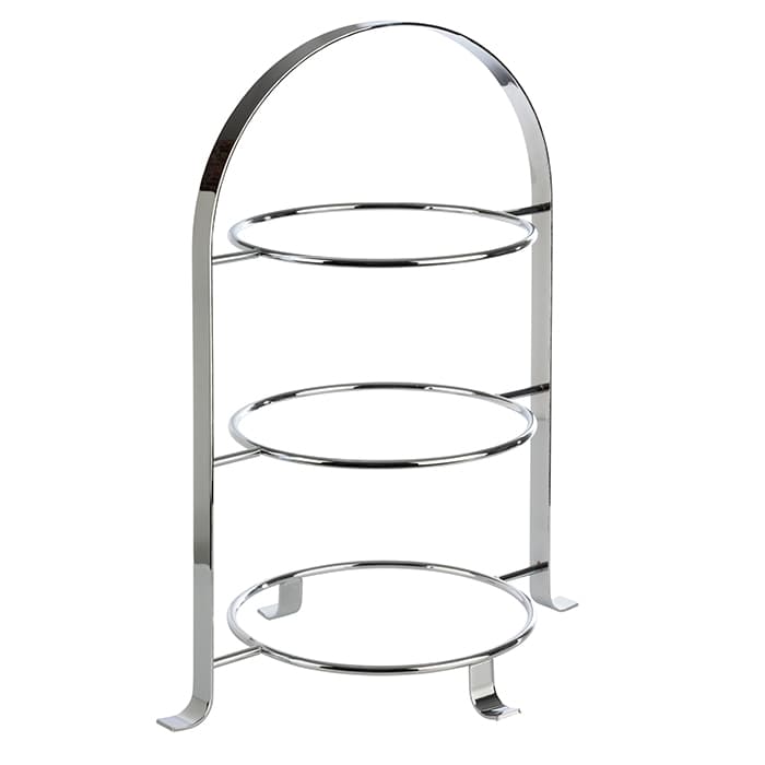 Tálaló állvány drót 33217 metal chrome plated, flat