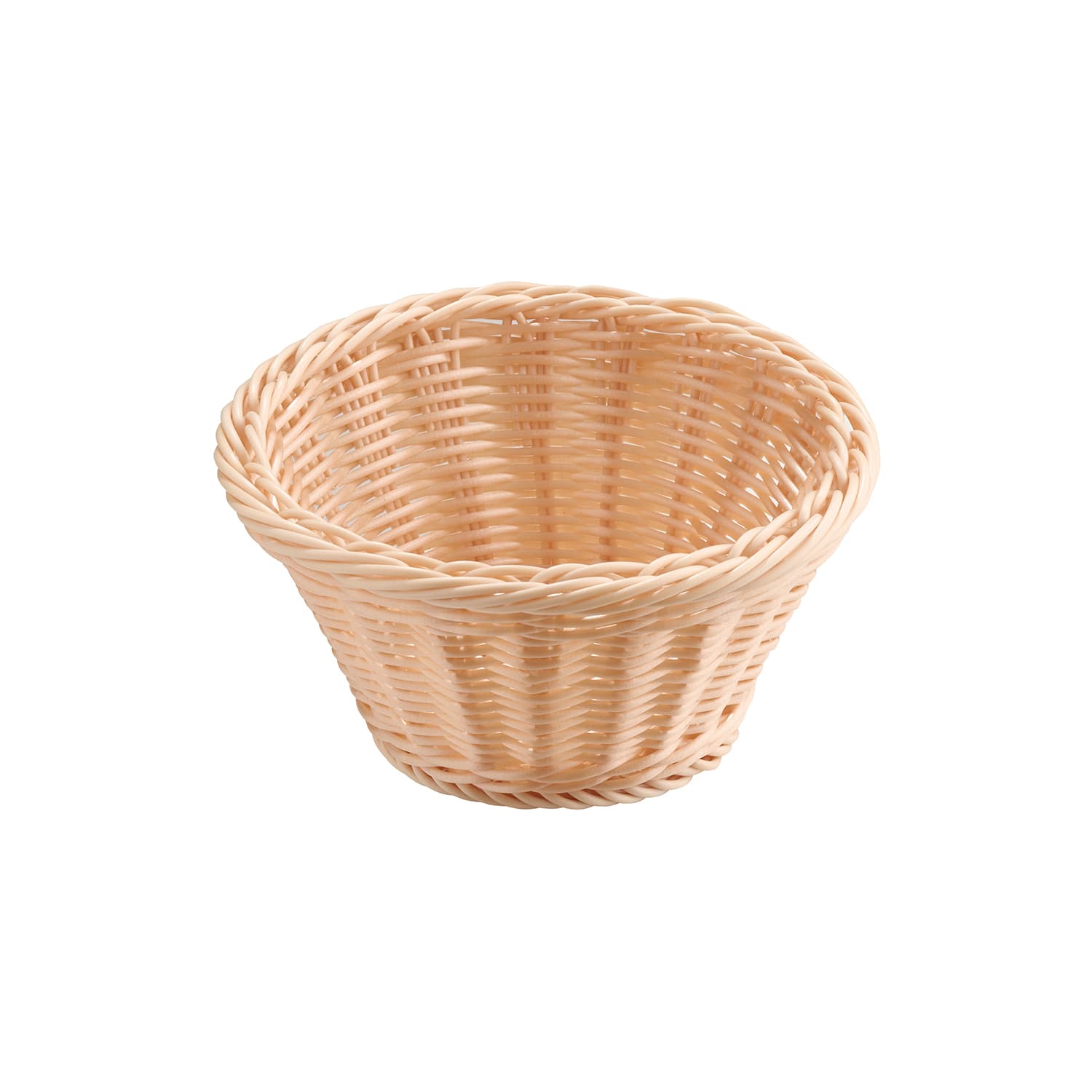 Poly rattan kosár ca. átm. 19 cm, height 9,5 cm