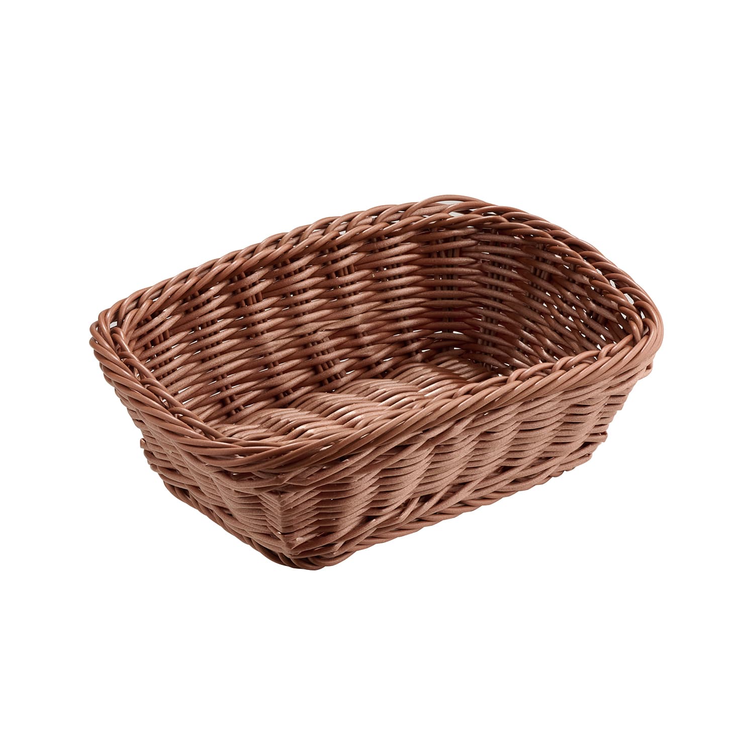 Economic poly rattan kosár 23 x 17 cm, height 8 cm
