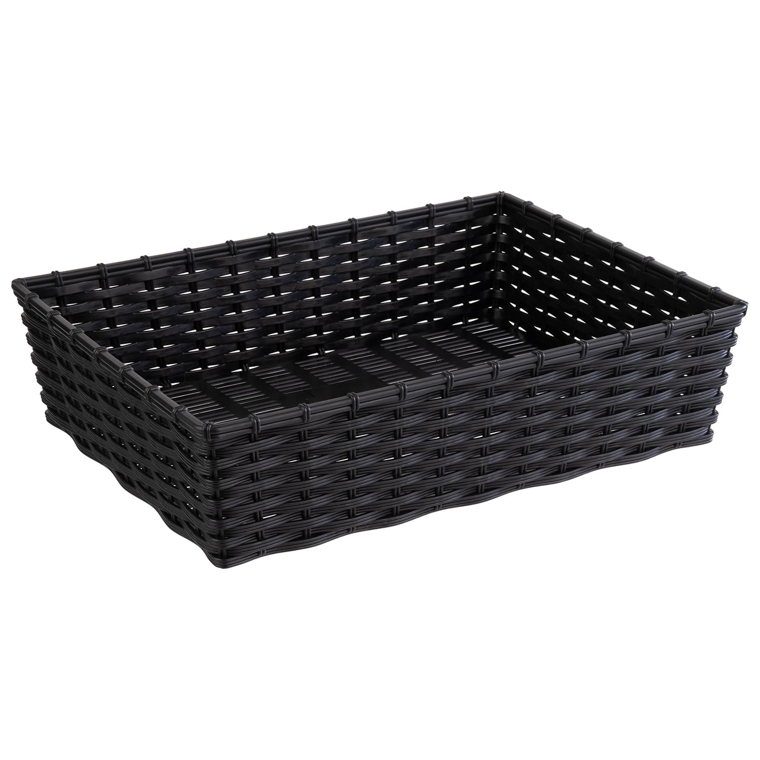 Wicker-look kosár 39,5 x 29,5 cm, m: 10 cm