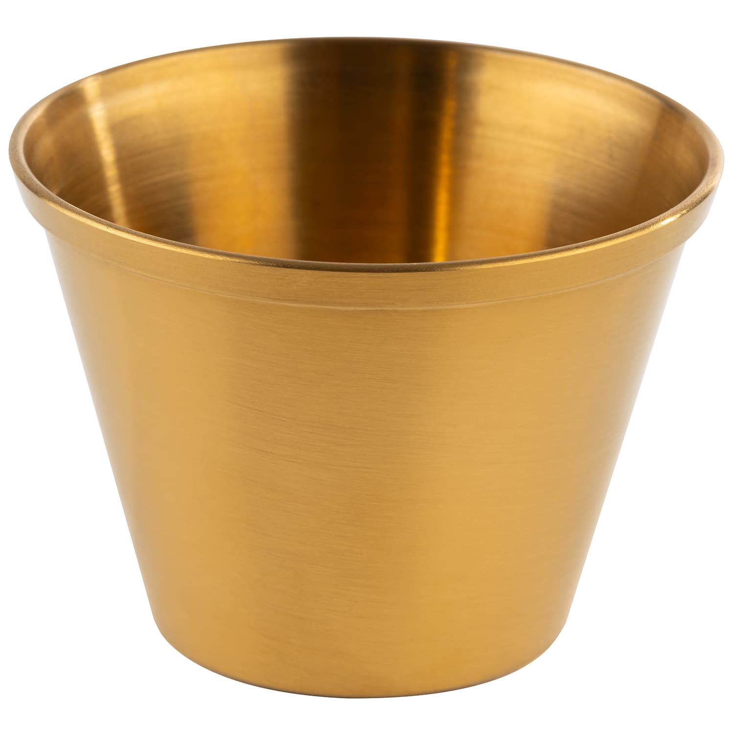 Mártogatós tálka, 6 db. arany átm. 6 cm, m: 4,5 cm, 60 ml