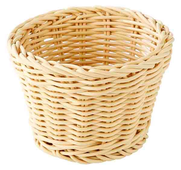 Kosár bézs polipropilén 50620 átm. 13 cm, m: 10 cm