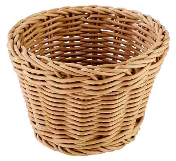 Kosár bézs polipropilén 50621 átm. 13 cm, m: 10 cm