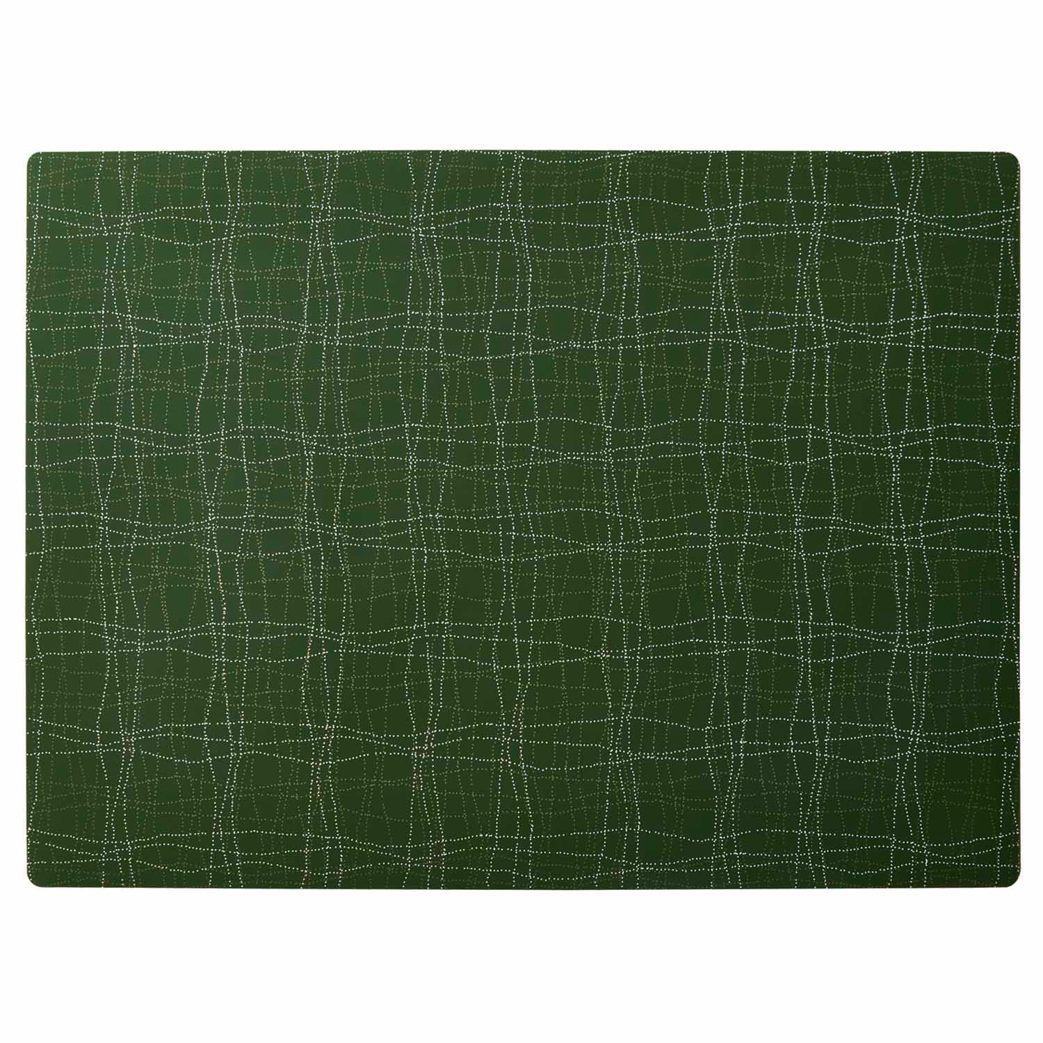 Tányéralátét - zöld szilikon 60585 45 x 33 cm