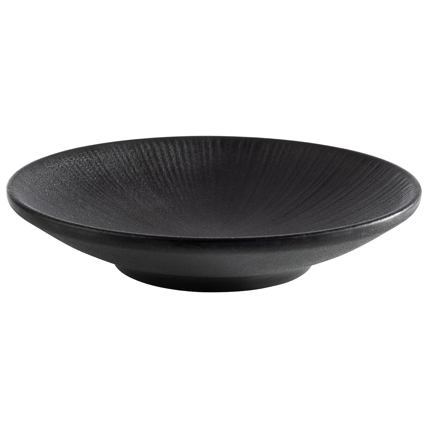 Nero tányér fekete átm. 15 cm, m: 3 cm