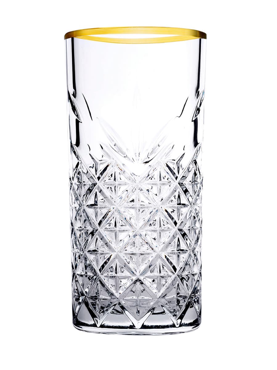 Timeless touch longdrink perem, arany, Ø 7,7 cm, 450 ml