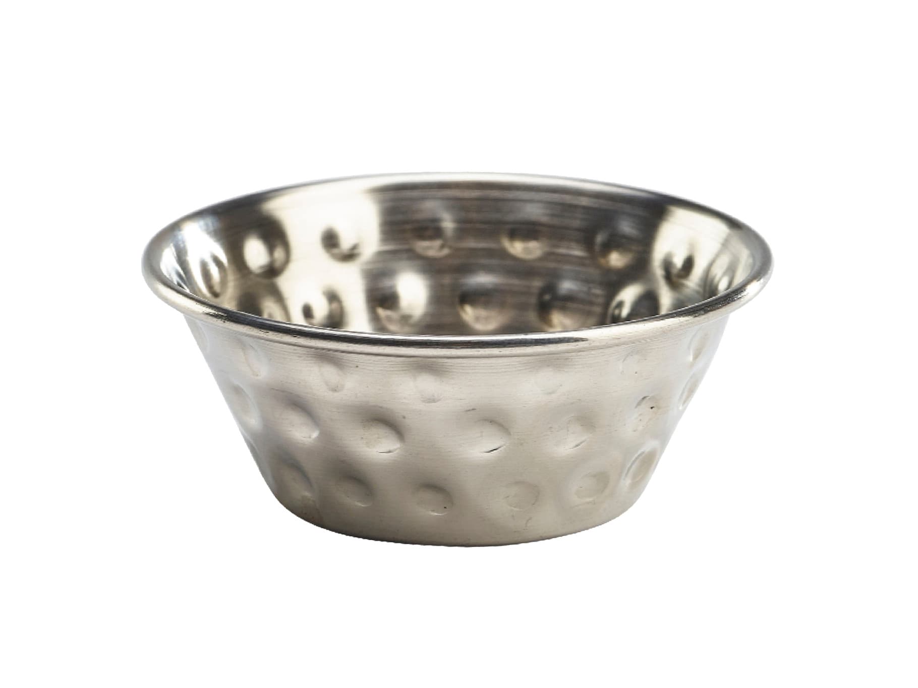Rozsdamentes acél ramekin kalapált 50 ml
