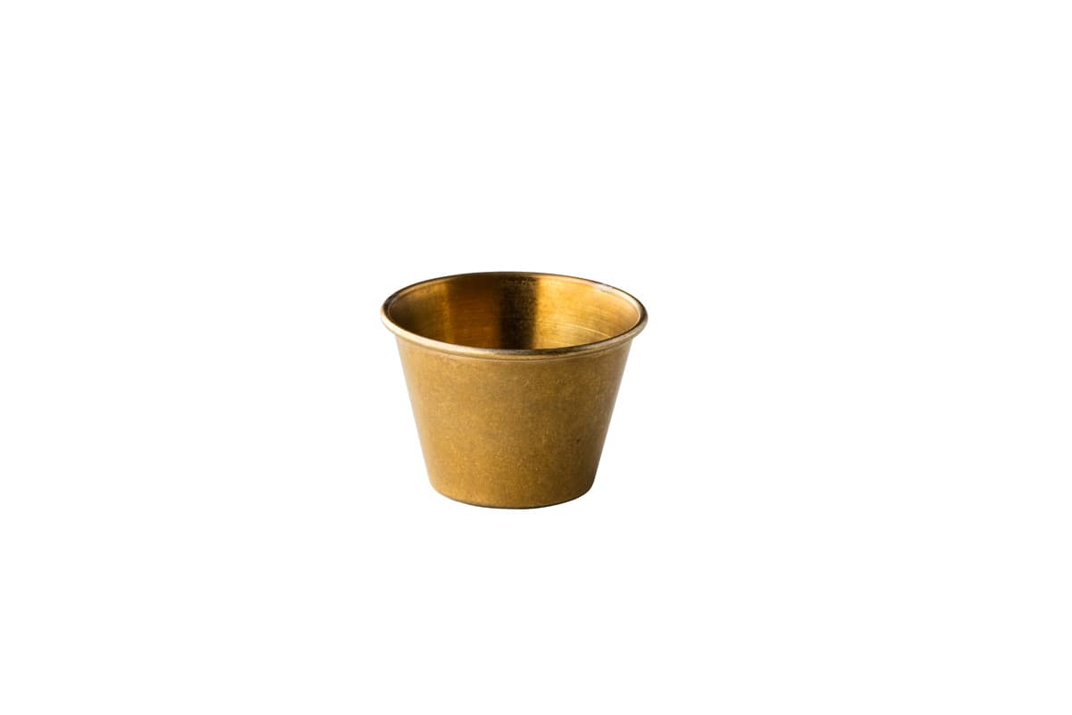 Rozsdamentes. st. ramekin arany Ø6,2cm 8cl