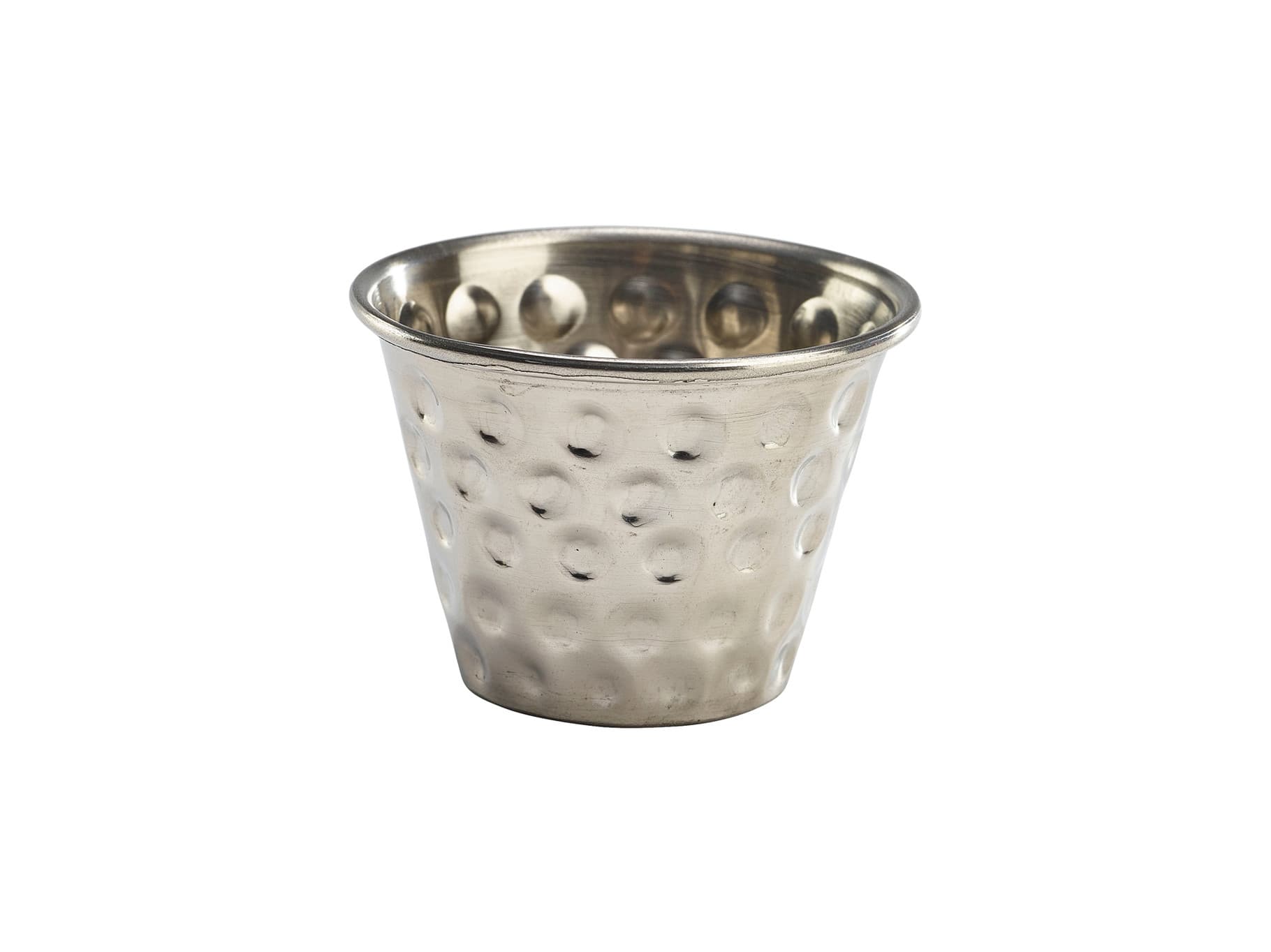 Rozsdamentes acél ramekin kalapált 71 ml