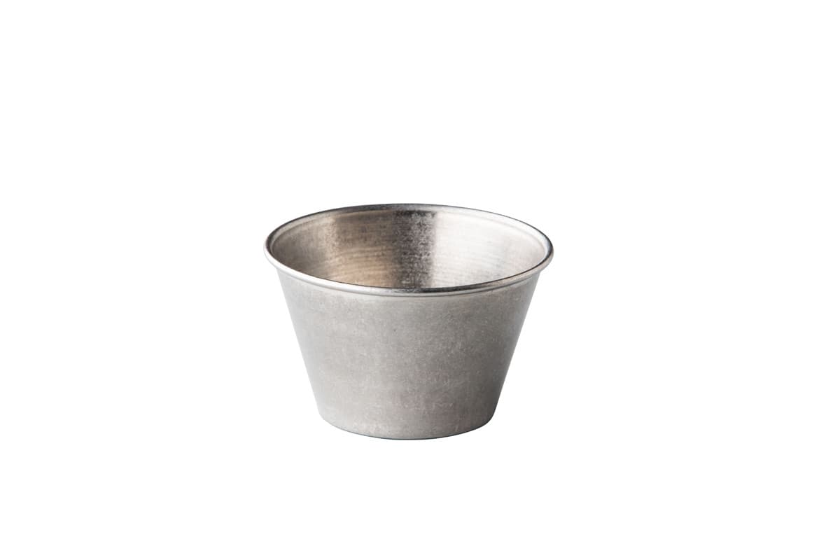 Rozsdamentes. st. ramekin vintage Ø8,2cm 15cl