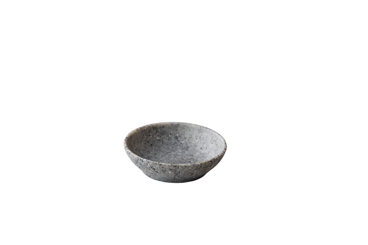 Pebble szürke organikus mártogatós tálka 6,5 cm