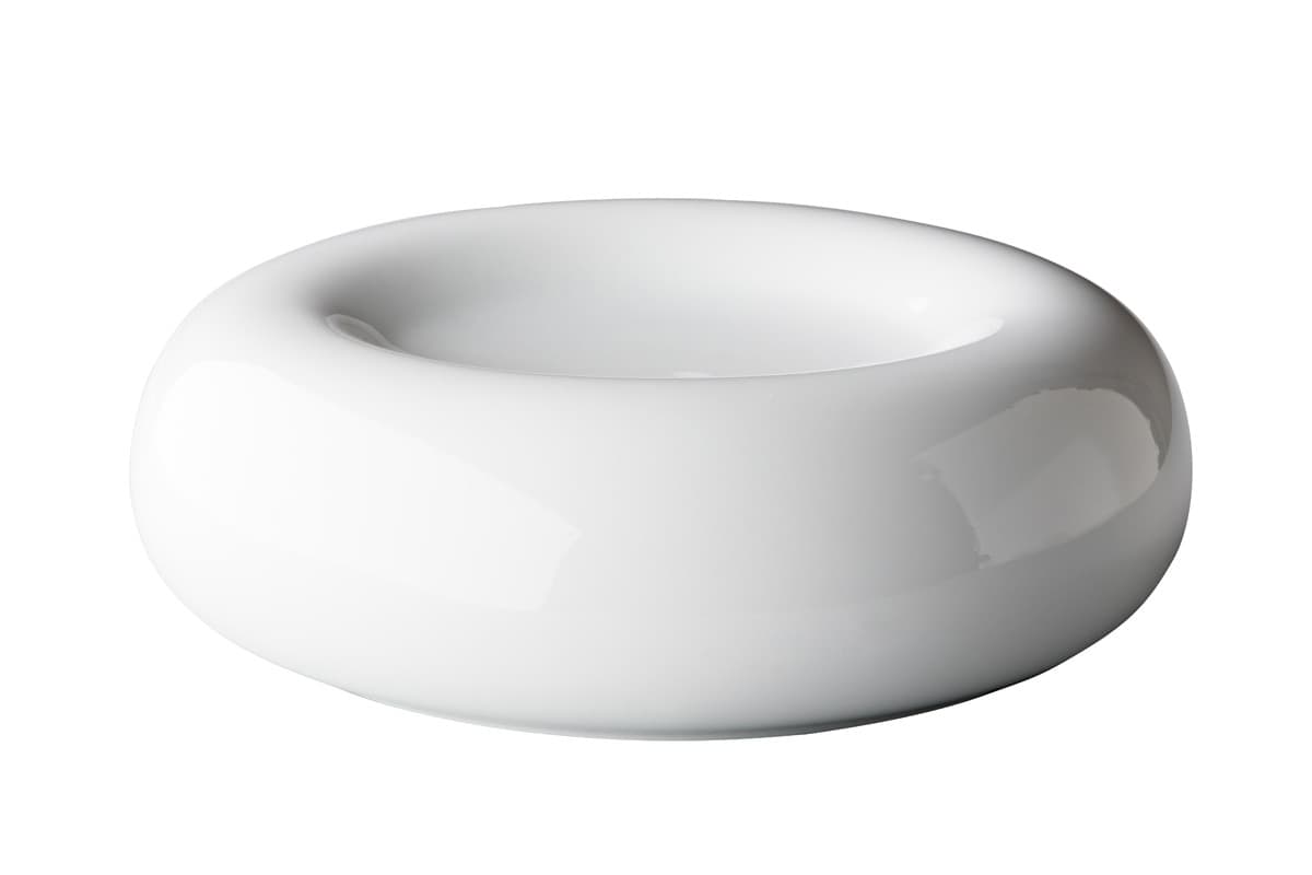 Q Basic fehér 'fánk' tányér Ø22cm x 7,1cm