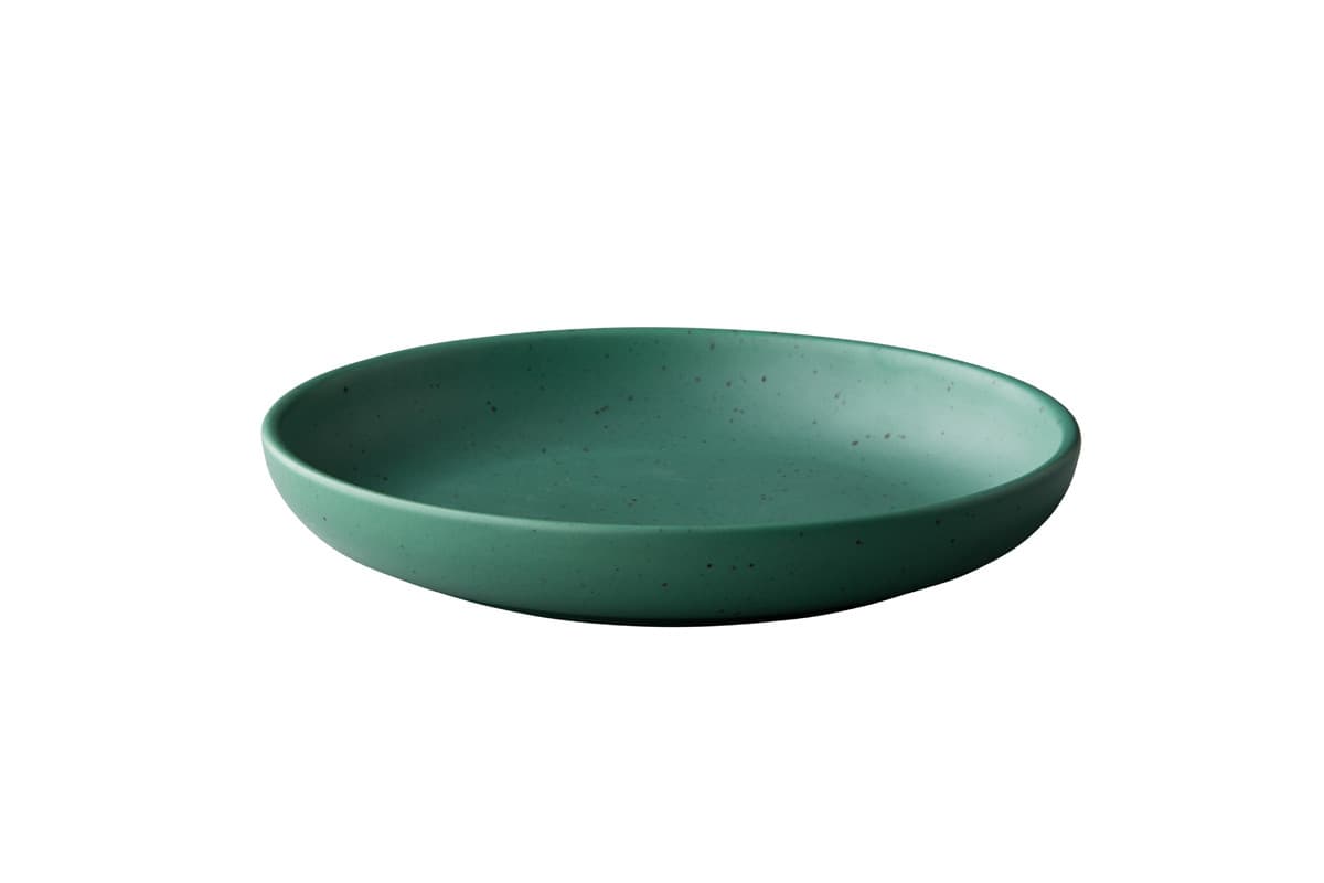Tinto mélytányér matt zöld 23,5cm