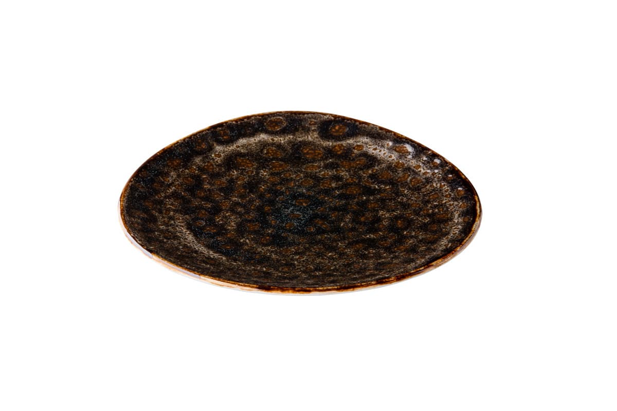 Jersey tányér háromszög barna 21 cm
