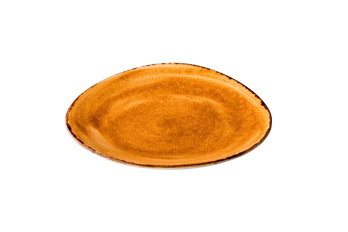 Jersey háromszög tányér narancs 21 cm