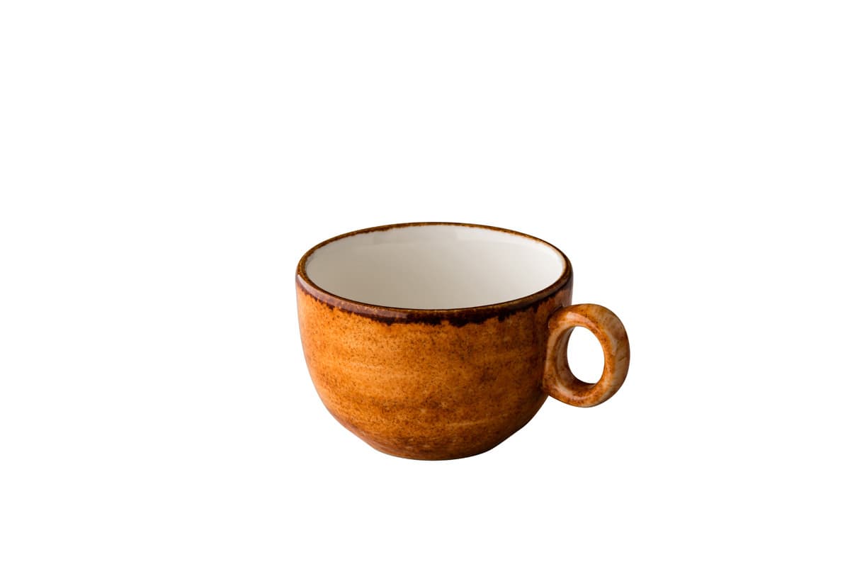 Jersey cappuchino csésze rakásolható narancs 200 ml