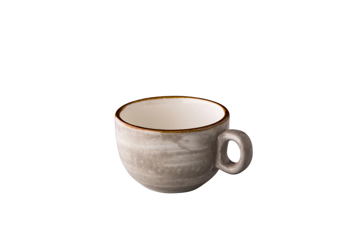 Jersey cappuchino csésze rakásolható szürke 200 ml
