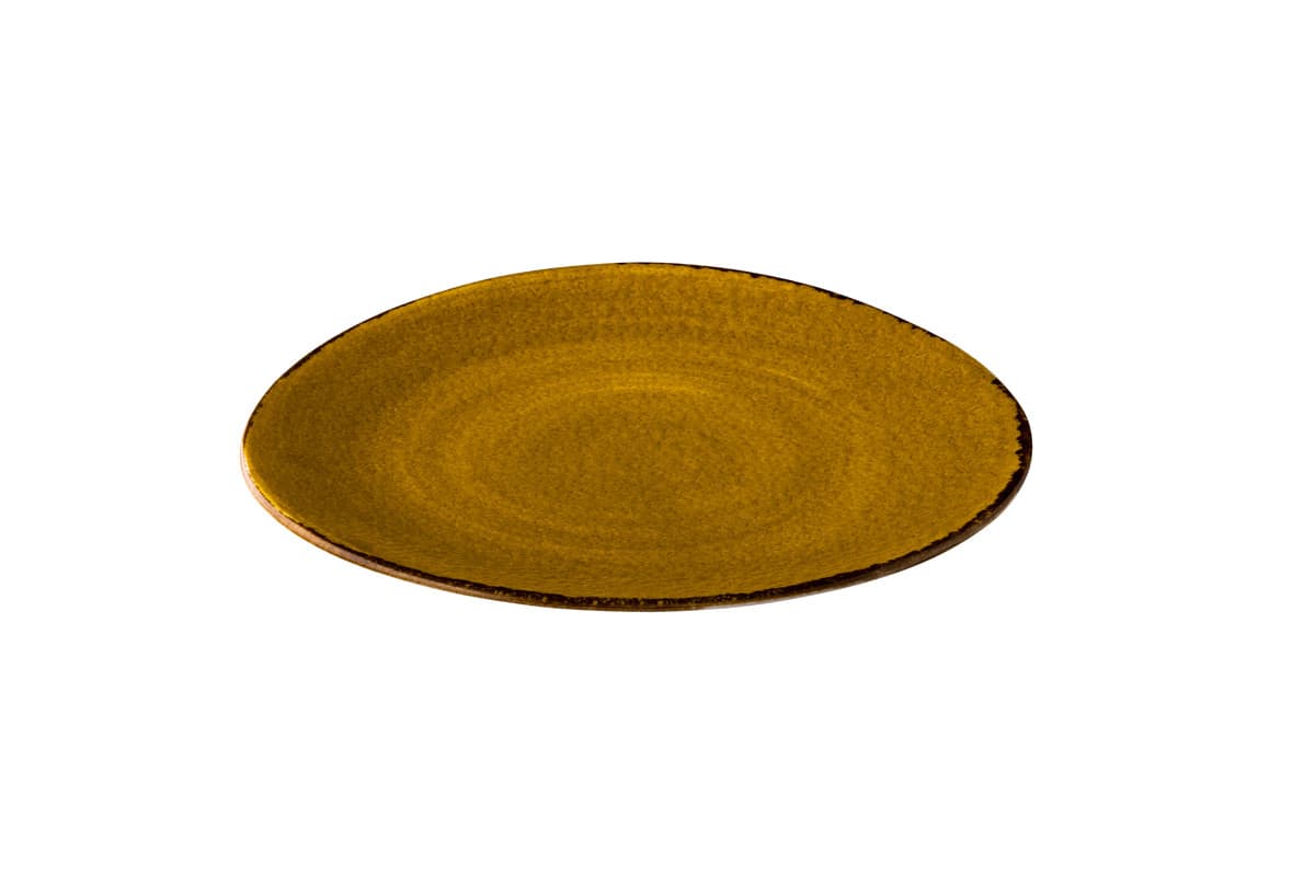 Jersey tányér háromszög sárga 21 cm