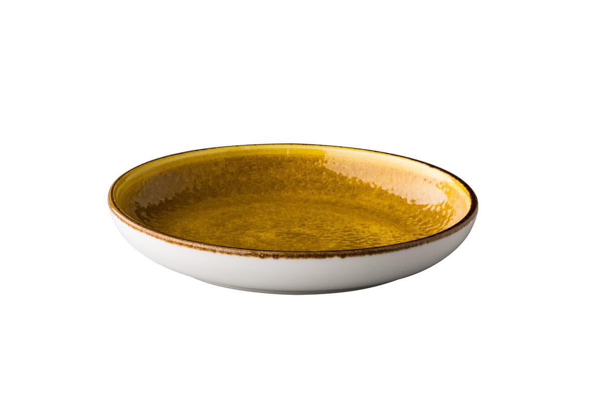Jersey mély kerek tányér sárga 26,5 cm