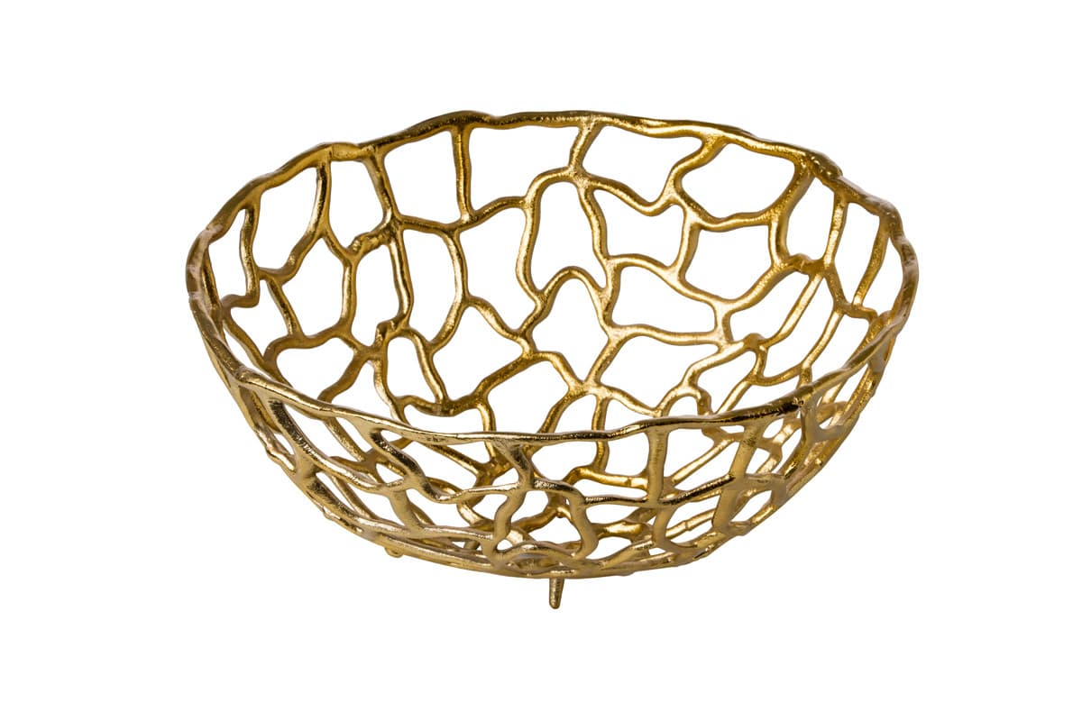 Aluminum kosár arany Ø38 cm