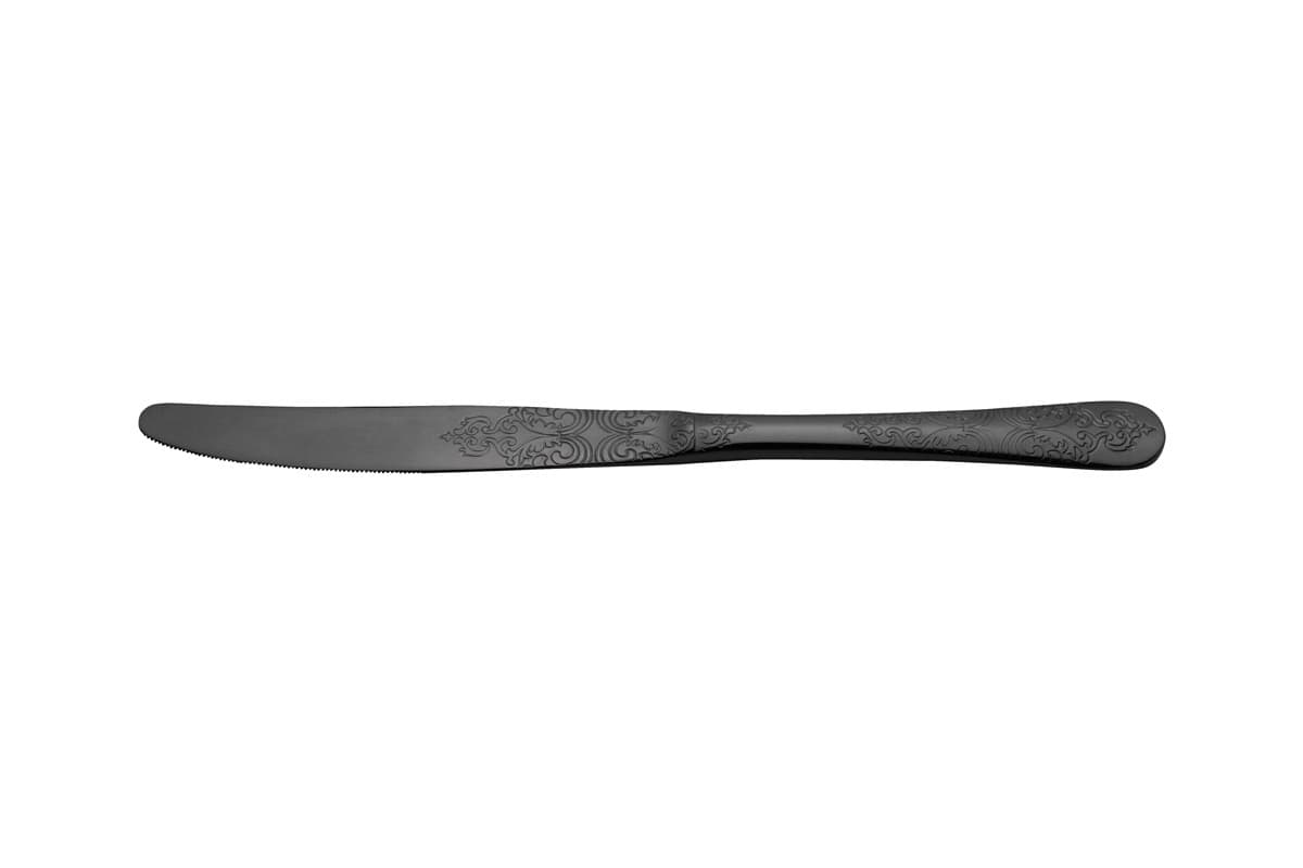 Antique gun fém evőkés, fekete, 23,7 cm