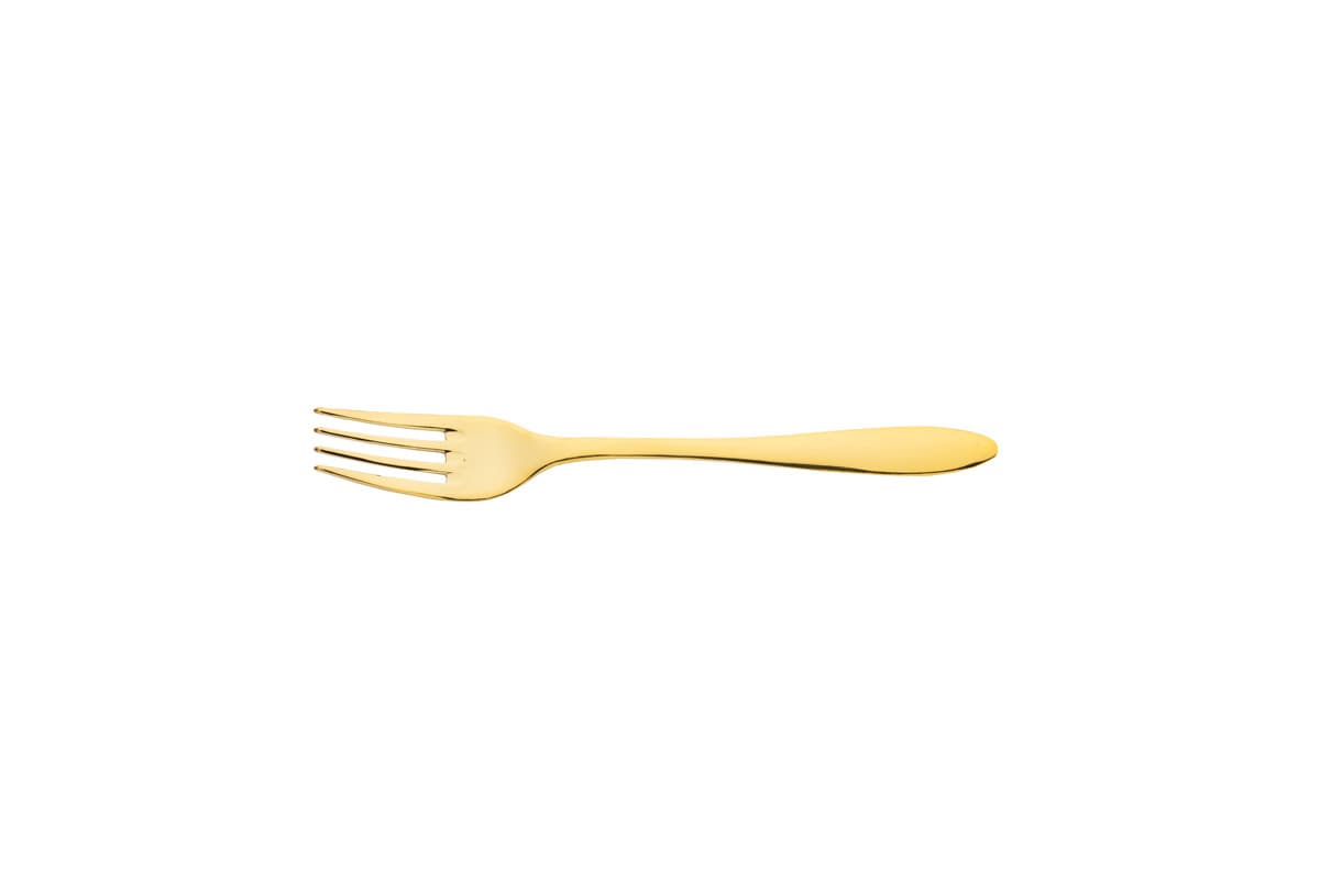 Gioia PVD 18/10 desszertvilla, arany, 17,5 cm