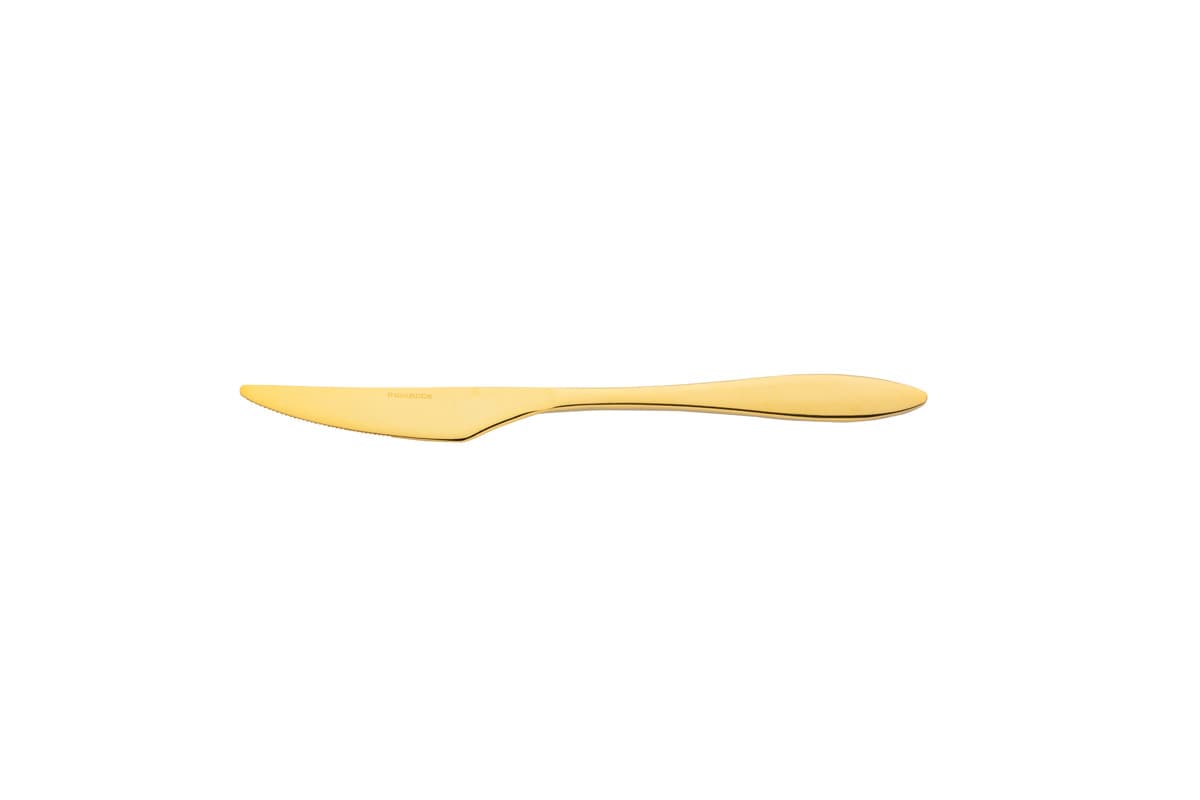 Gioia PVD 18/10 desszertkés, arany, 19,8 cm