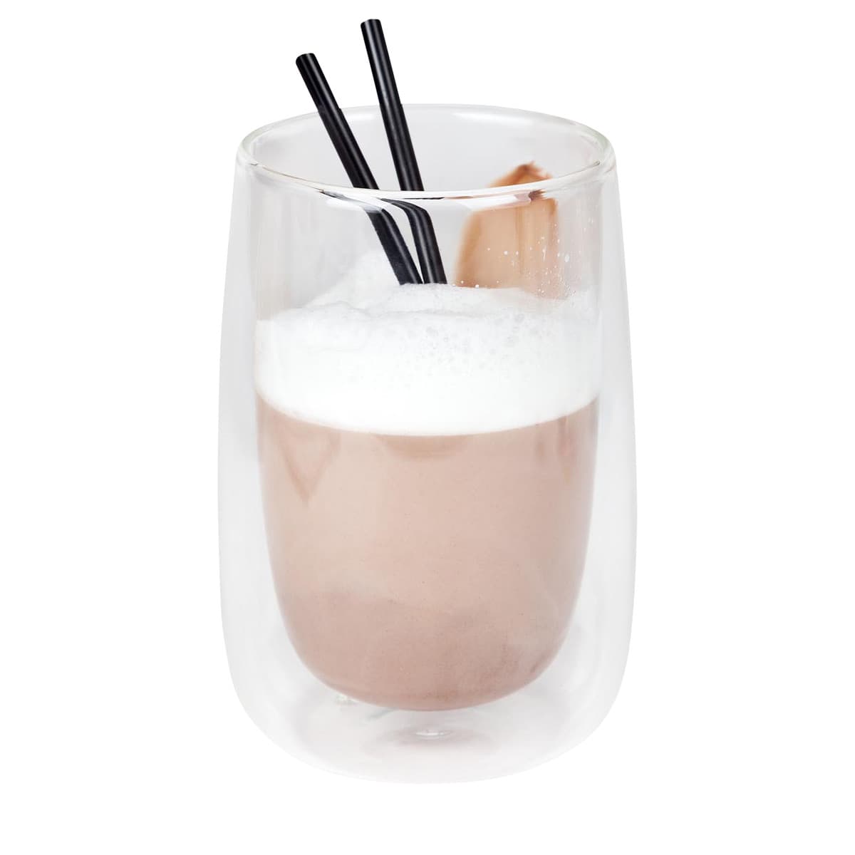 Kávés-/teáscsésze fül nélkül boroszilikát üveg, Ø 8 cm, 400 ml
