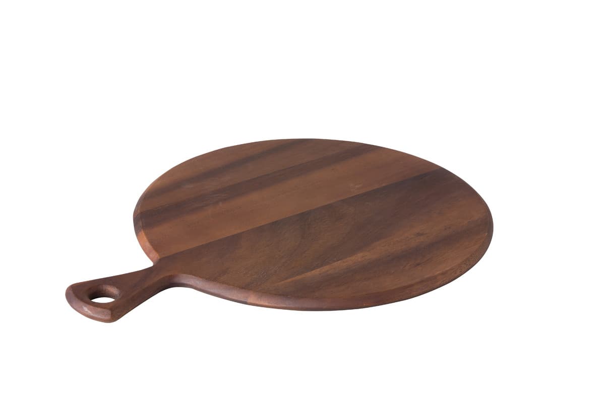 Kerek füles pizza tálalólap, Ø 34 cm