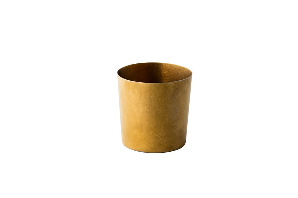 Tálaló vintage csésze, arany, Ø 8,5 cm, 40 cl