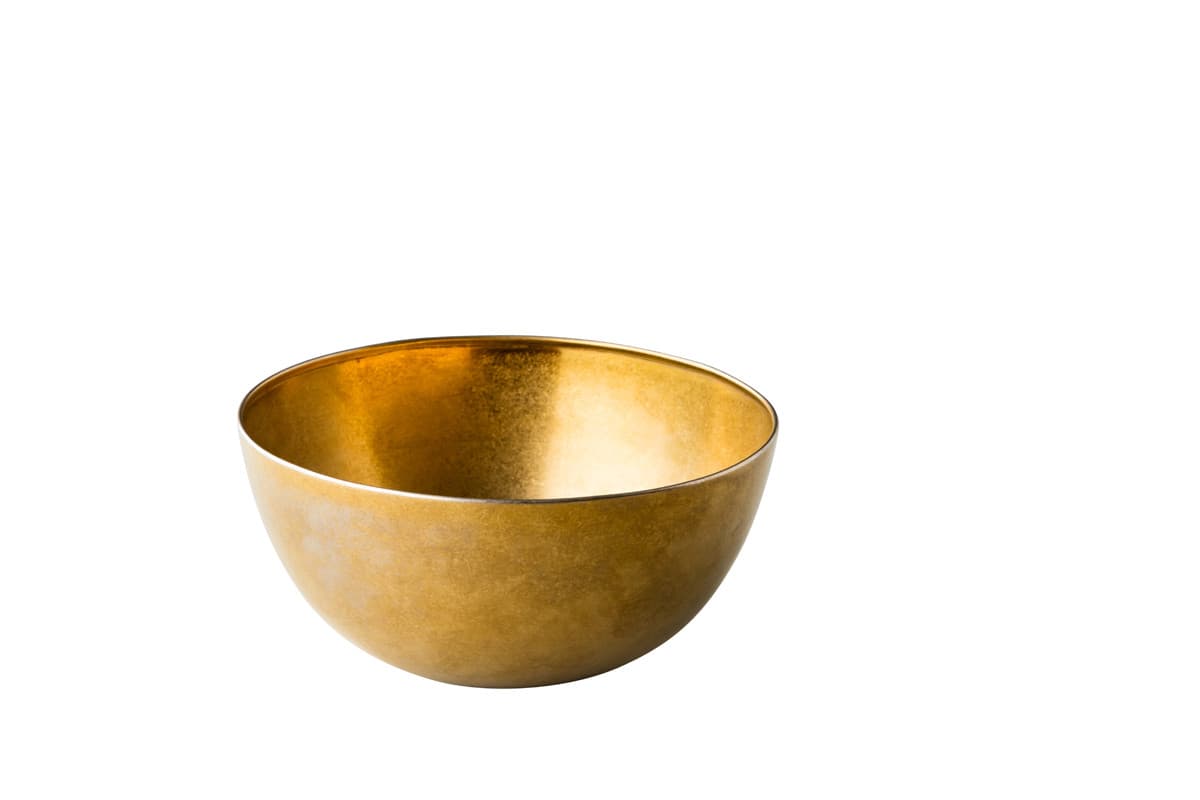 Vintage tál, arany, Ø 20 cm, 1750 ml