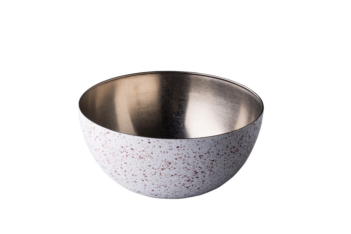 Speckle rozsdamentes acél vintage tál, Ø 25 cm