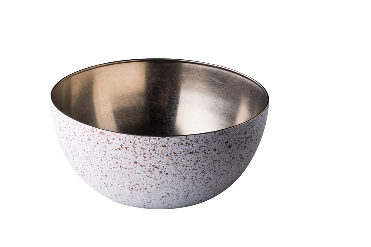 Speckle rozsdamentes acél vintage tál, Ø 30 cm, 8 l
