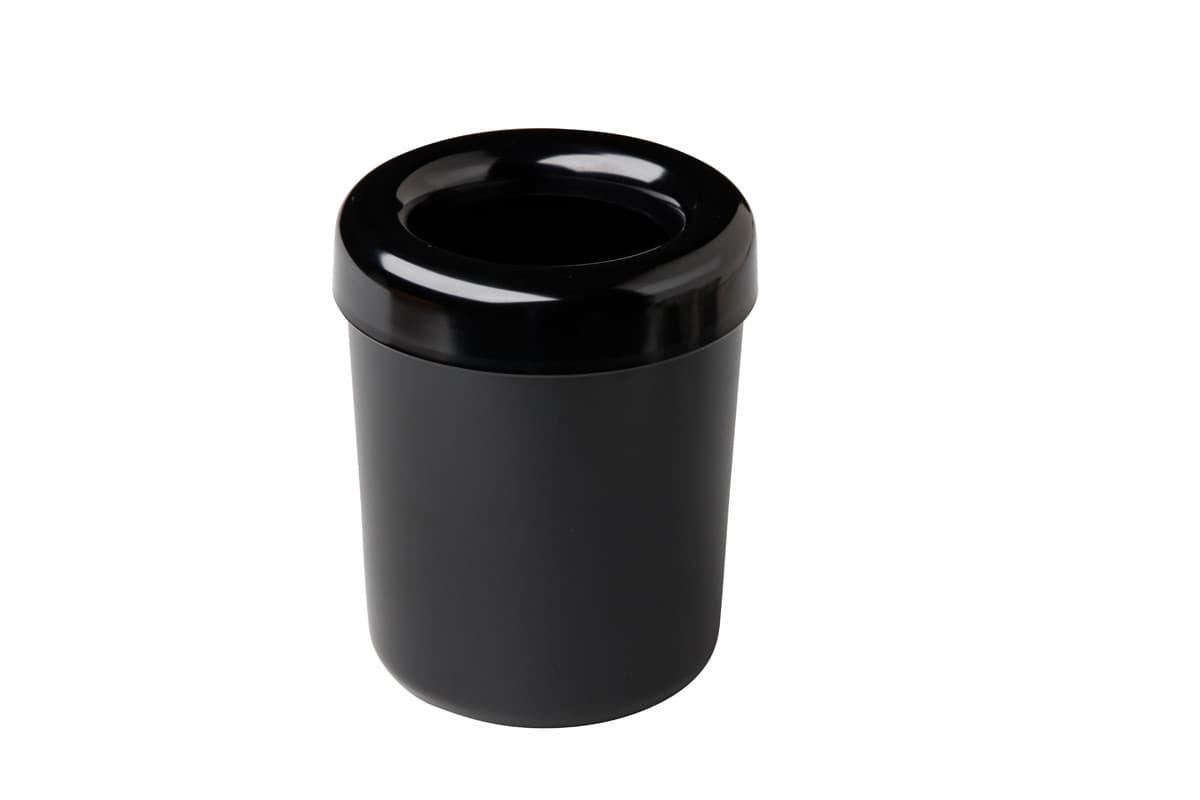 Tablebin fedővel, fekete, 13 x 16 cm