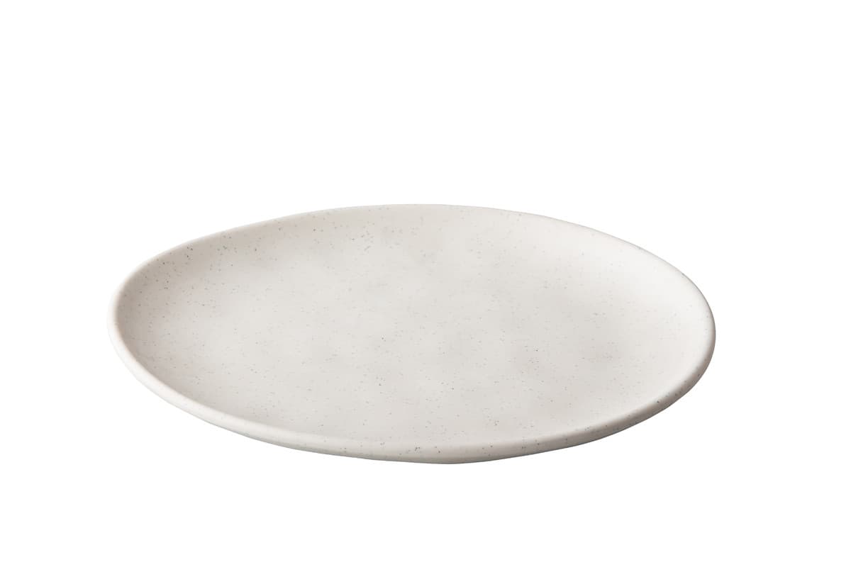 Pebble organikus tányér, krém, 26,5 cm