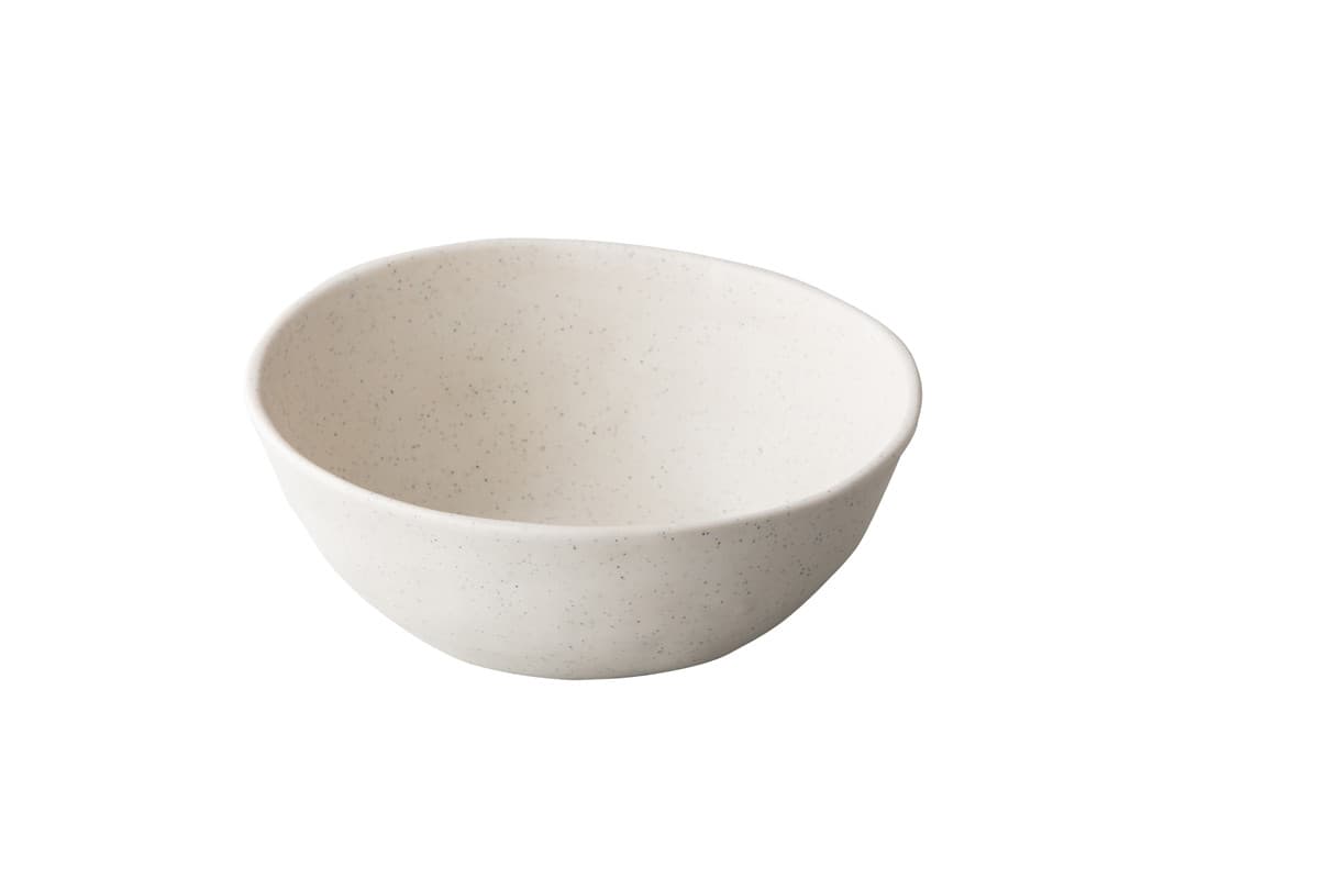 Pebble organikus tál, krém, 20,5 cm
