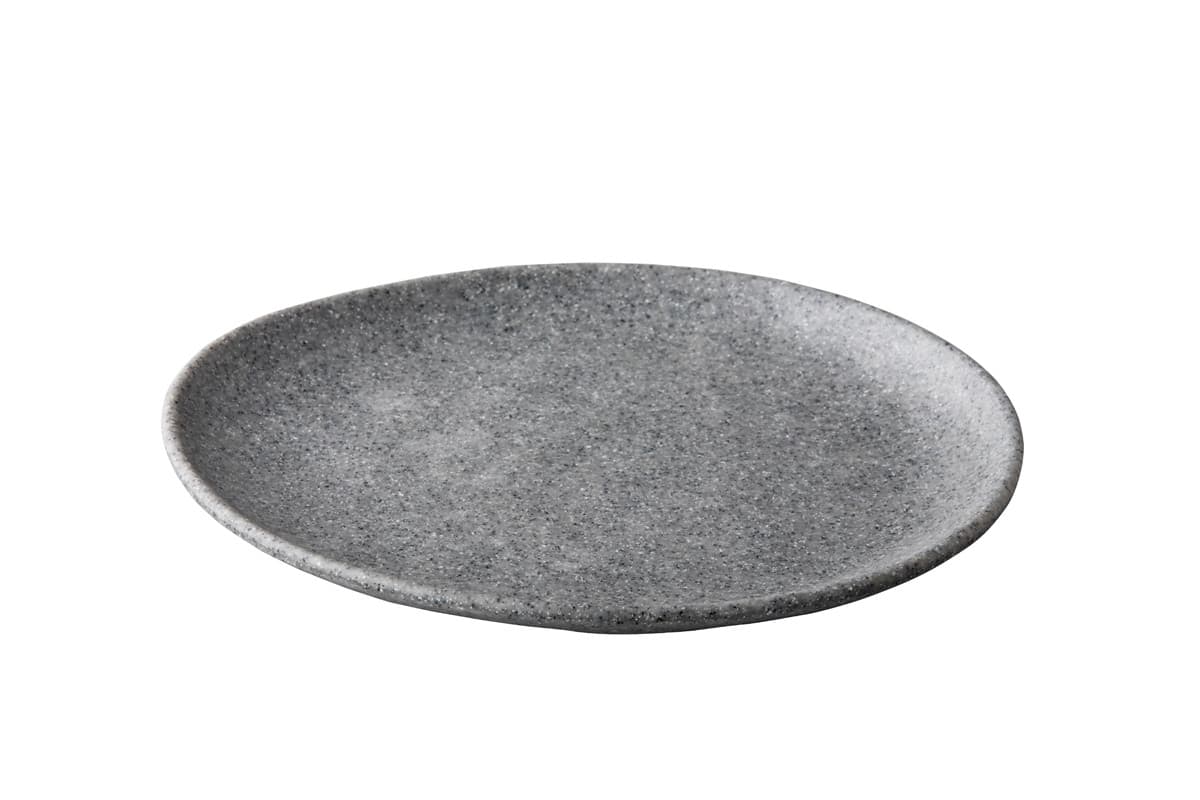 Pebble organikus tányér, szürke, 26,5 cm