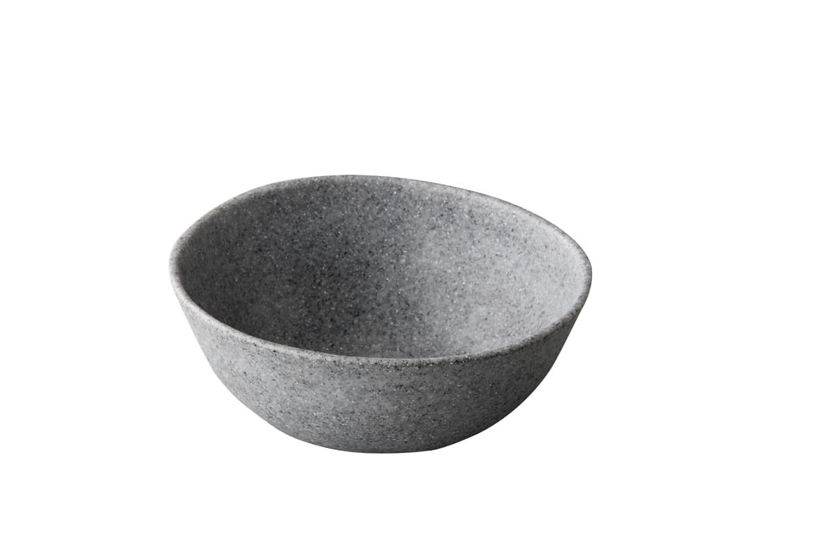 Pebble organikus tál, szürke, 20,5 cm