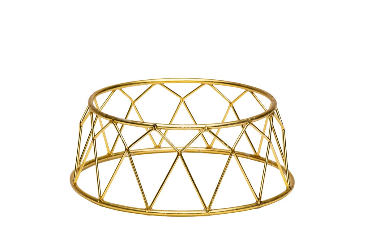 Büfé emelő crown, arany, 25X21X10 cm
