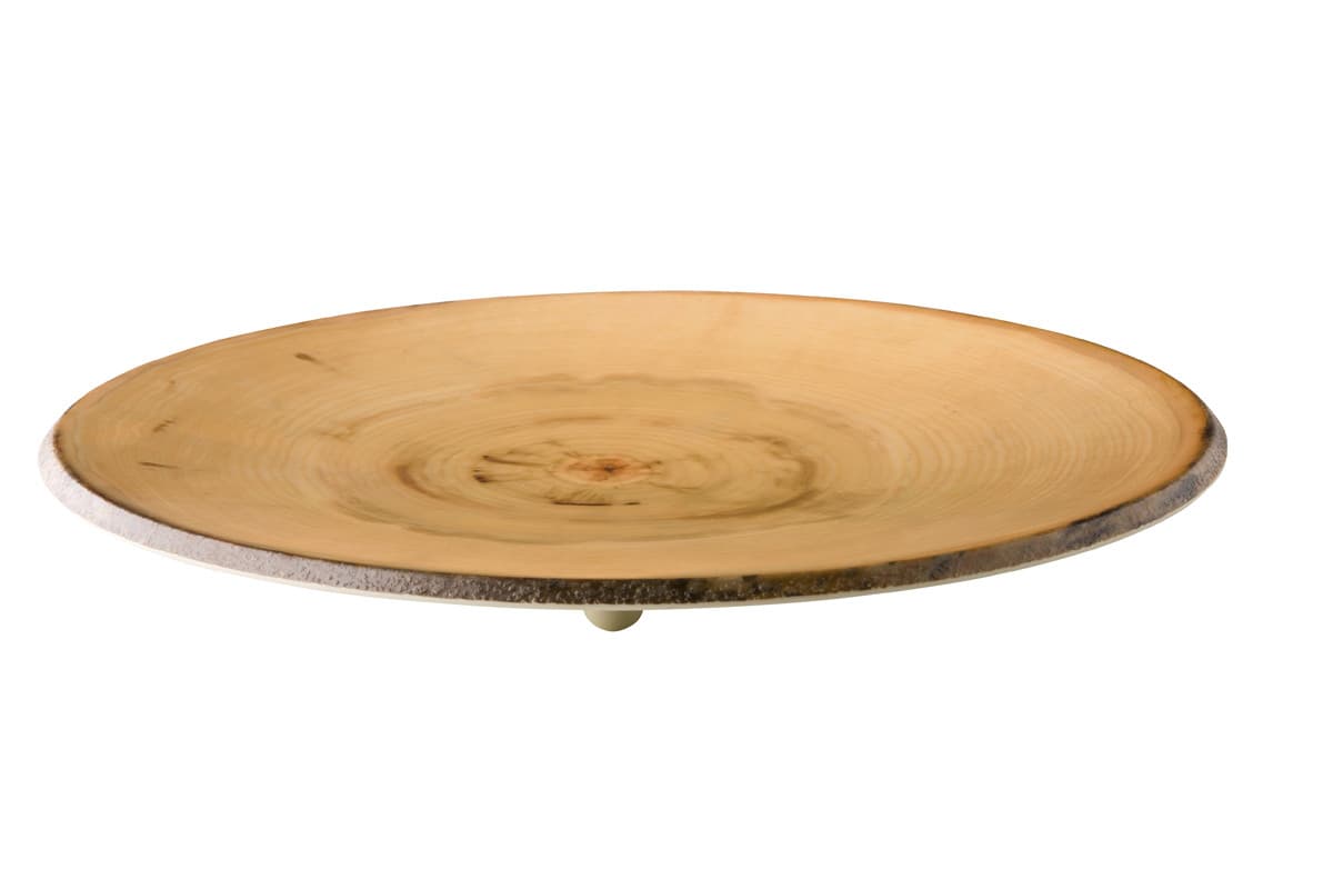 Fa kerek tálca, 35 cm