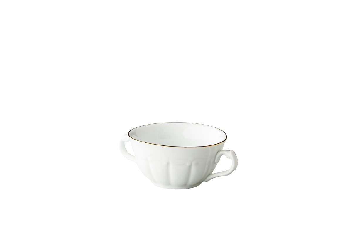 Maria Theresa levesescsésze 2 fül, arany, 300 ml